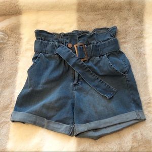 Medium Wash Jean Shorts